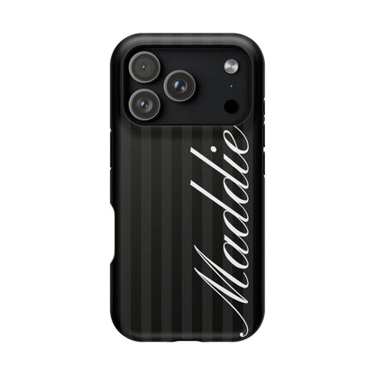Custom Black Stripes iPhone Case