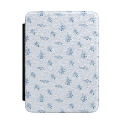 Blue Vintage Roses Kindle Case
