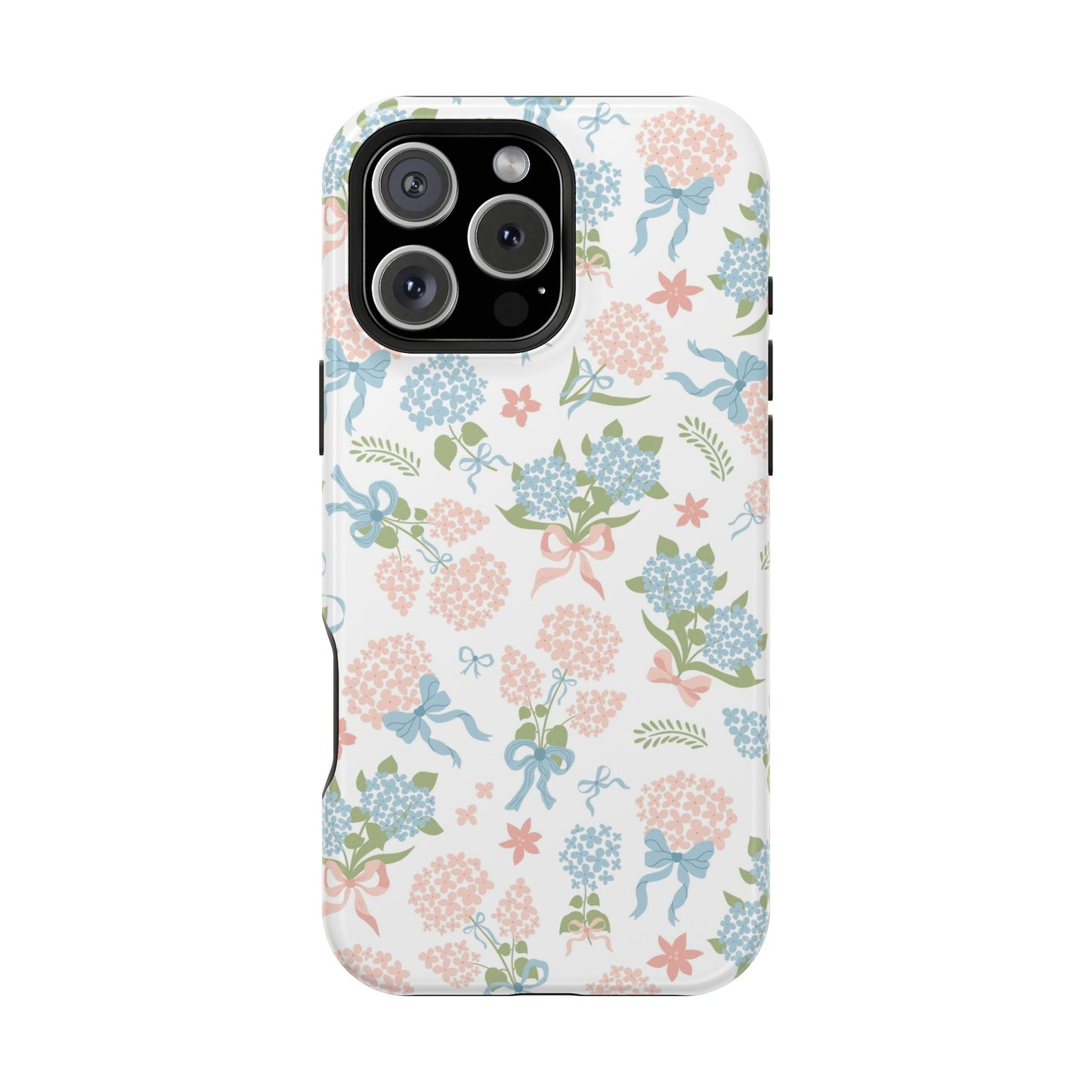 Hydrangea Bows iPhone Case