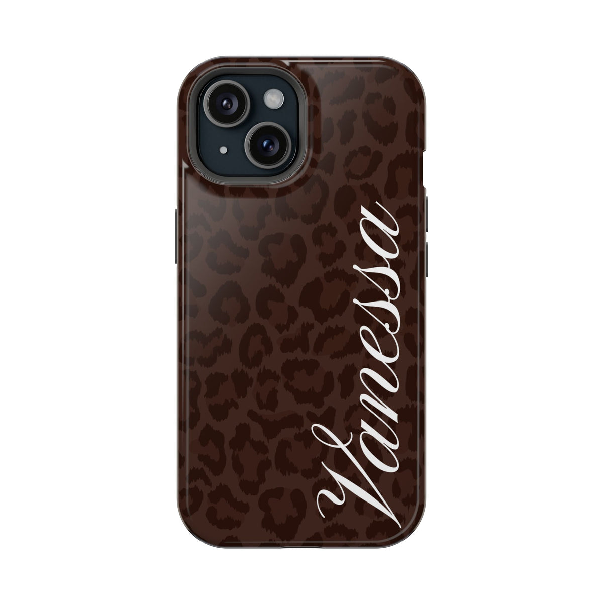 Custom Mocha Leopard iPhone Case