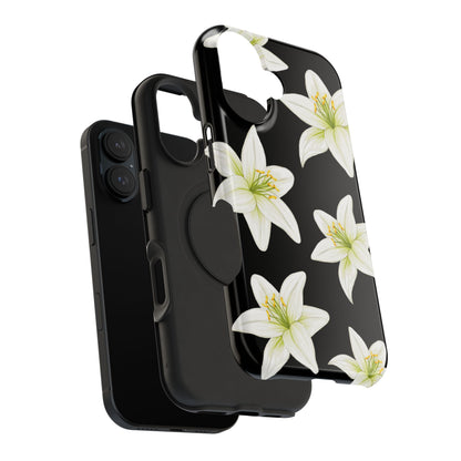 Black Tiger Lily iPhone Case