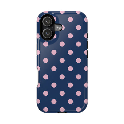 Periwinkle Polka Dots iPhone Case