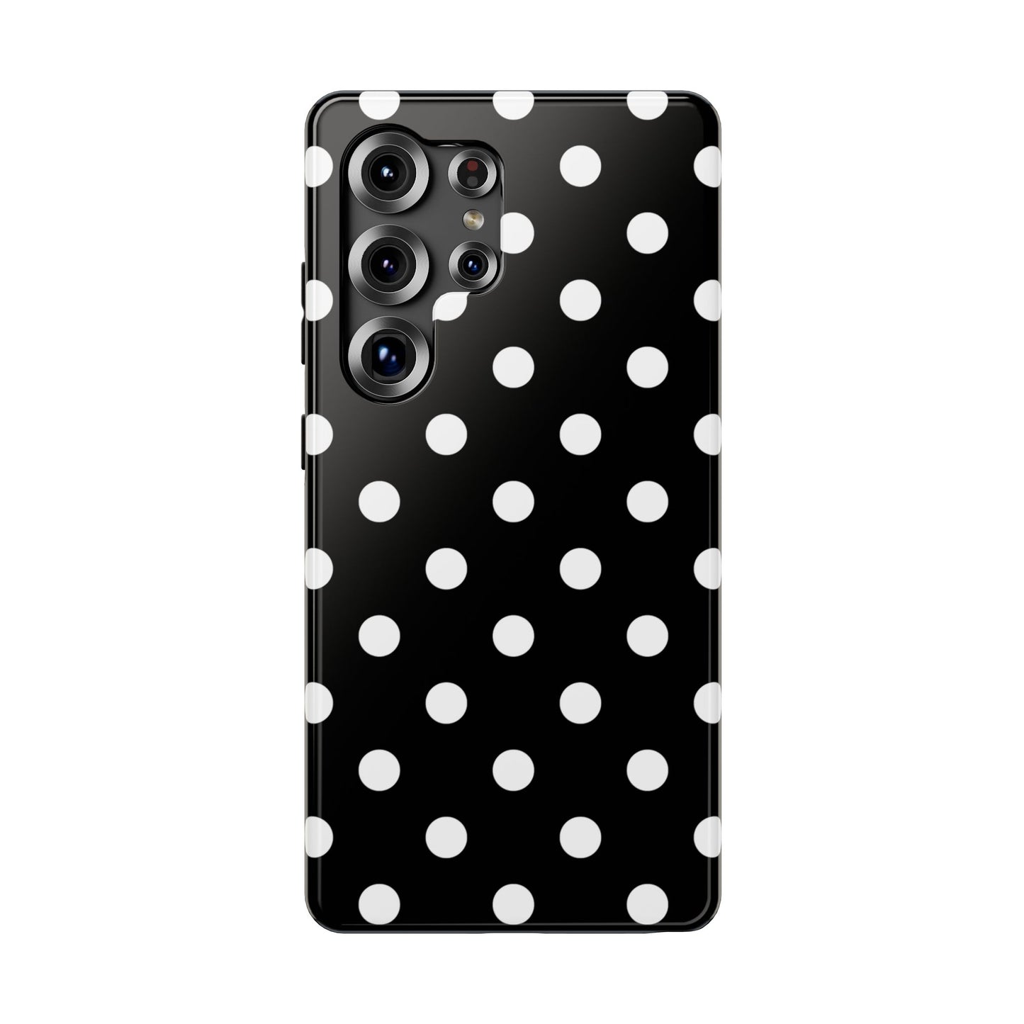 White Polka Dots Samsung Case