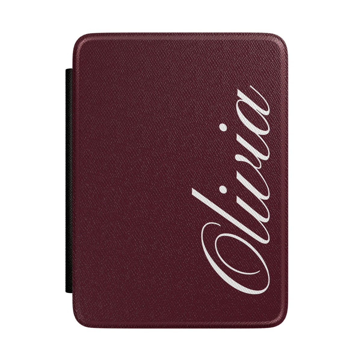 Custom Burgundy Kindle Case