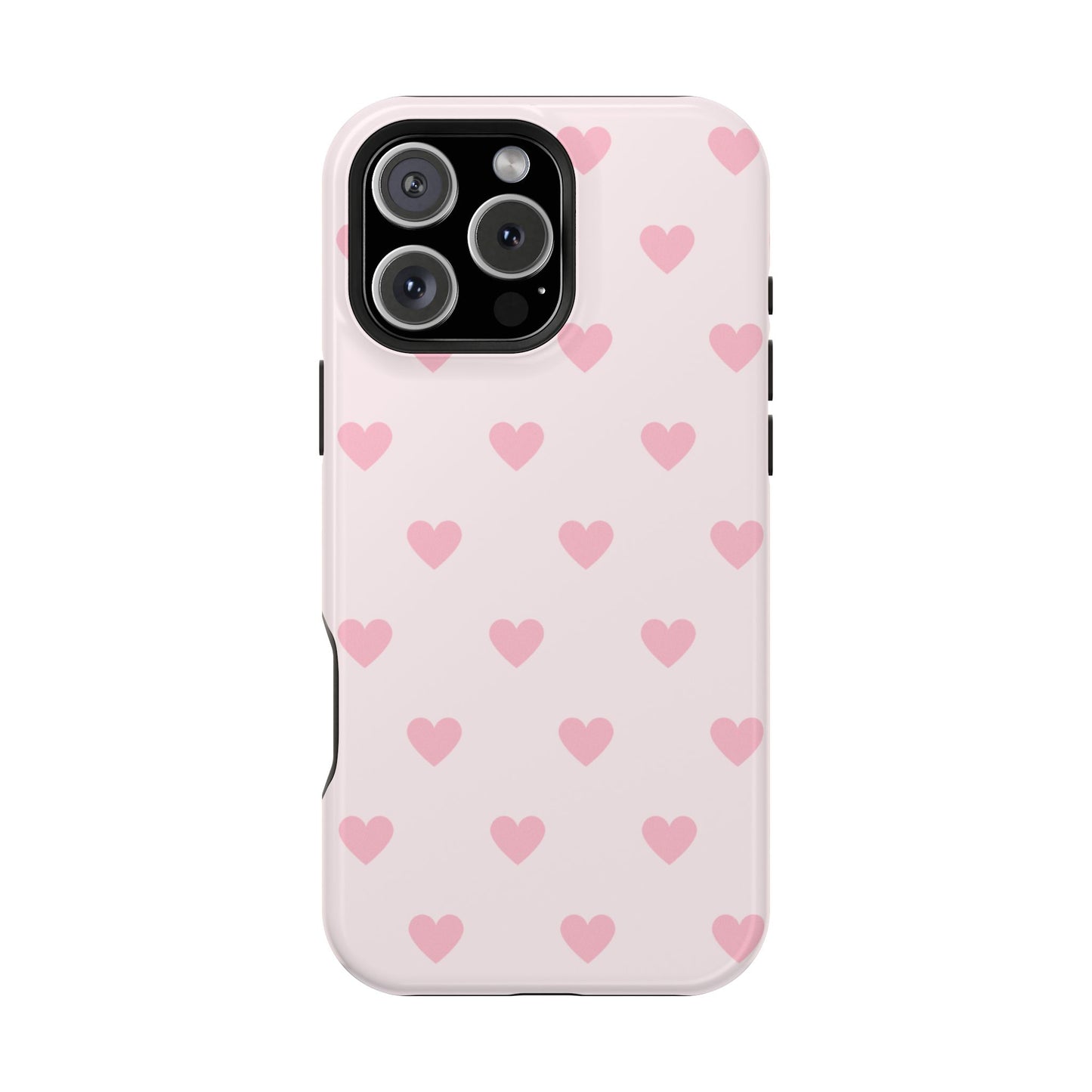 Light Pink Hearts iPhone Case