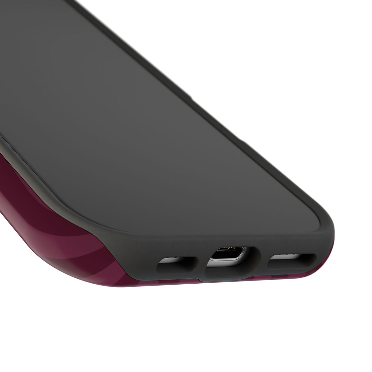 Plum Stripes iPhone Case