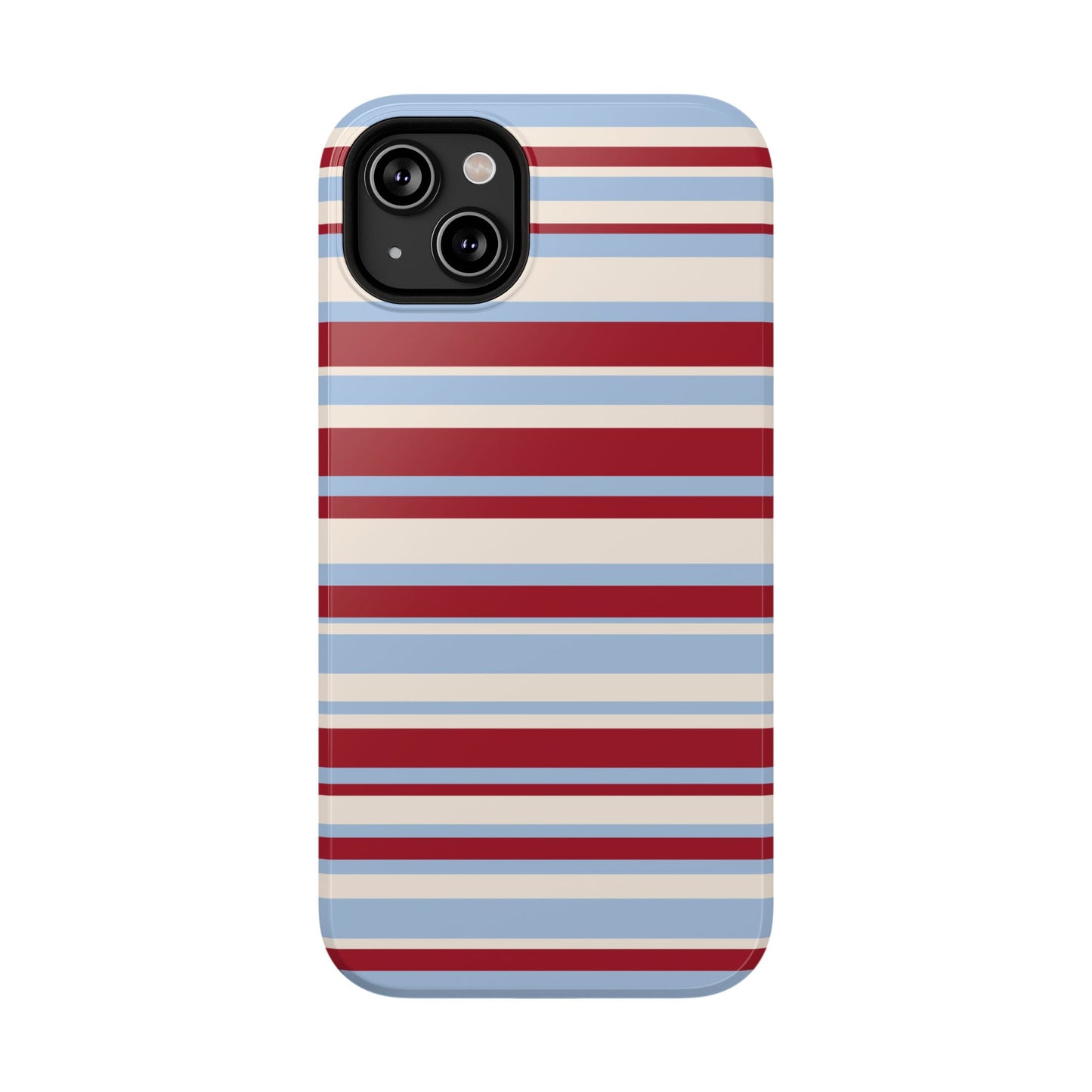 Cherry Soda Stripes iPhone Case
