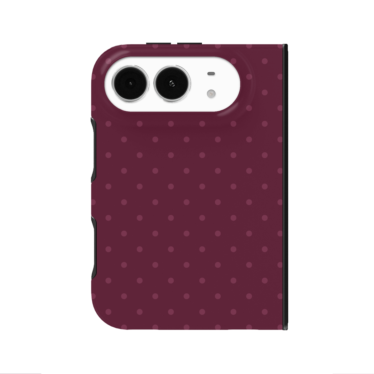 Plum Mini Dots iPhone Case