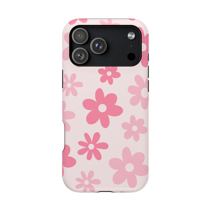 Pink Flower Power iPhone Case