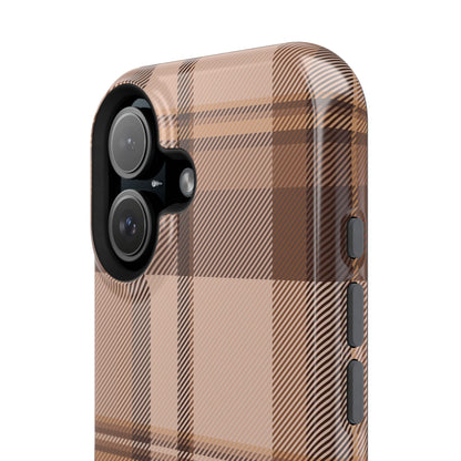 Toffee Plaid iPhone Case