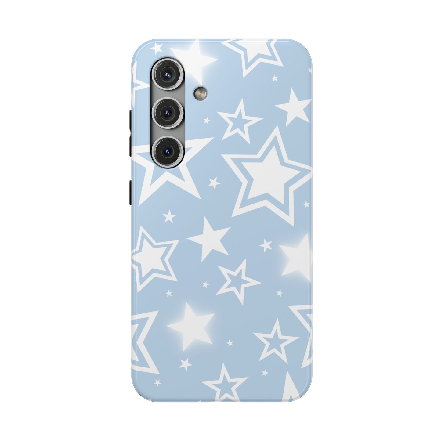 Blue Y2K Stars Samsung Case