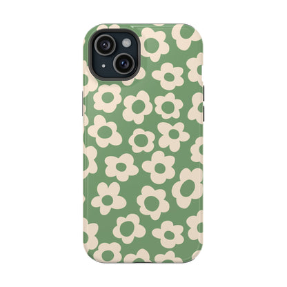 Green Las Flores iPhone Case