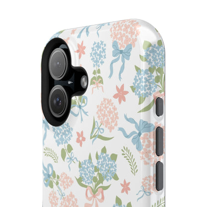 Hydrangea Bows iPhone Case