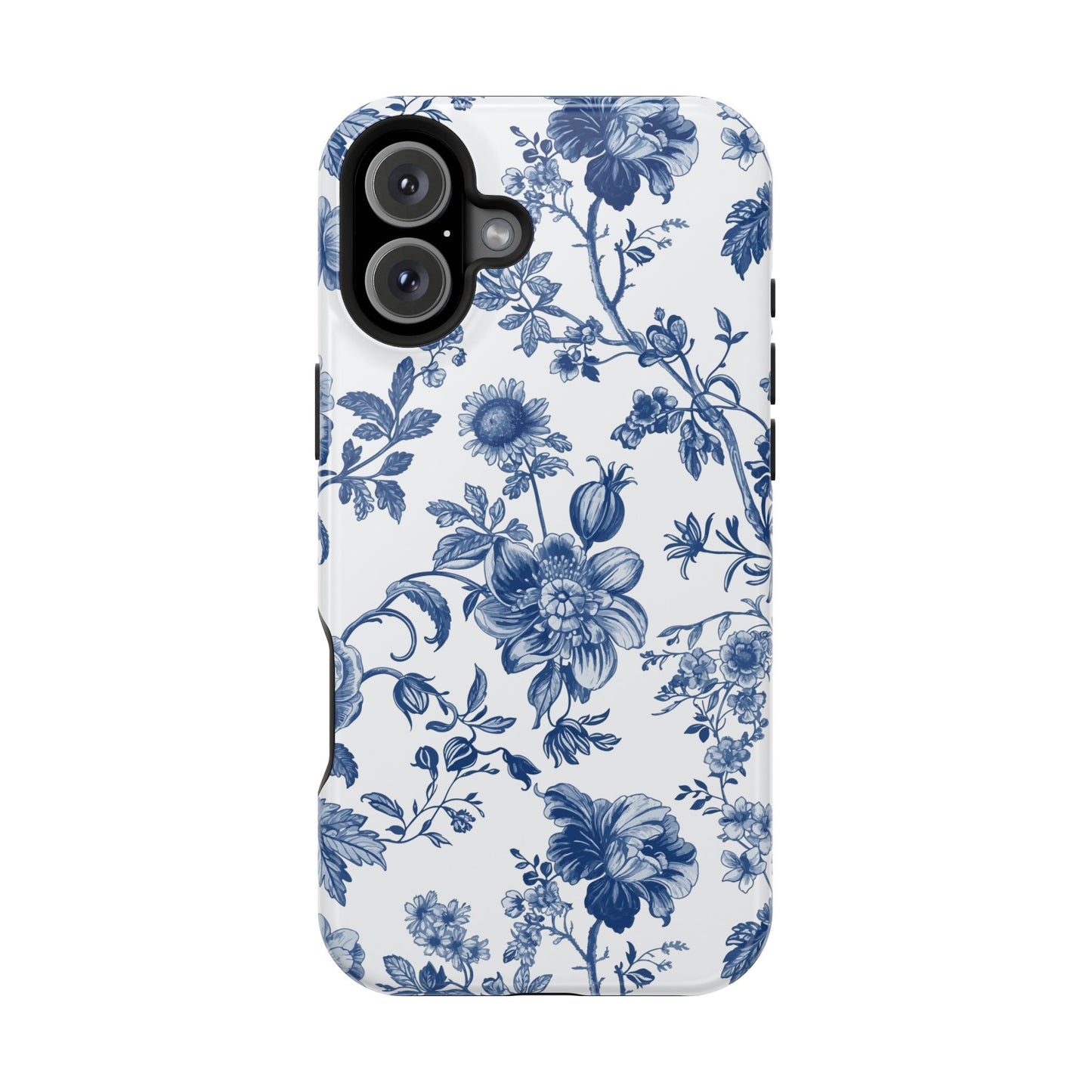 French Navy Toile iPhone Case
