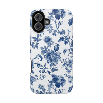 French Navy Toile iPhone Case