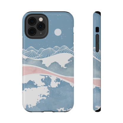 Blue Winter Night iPhone Case