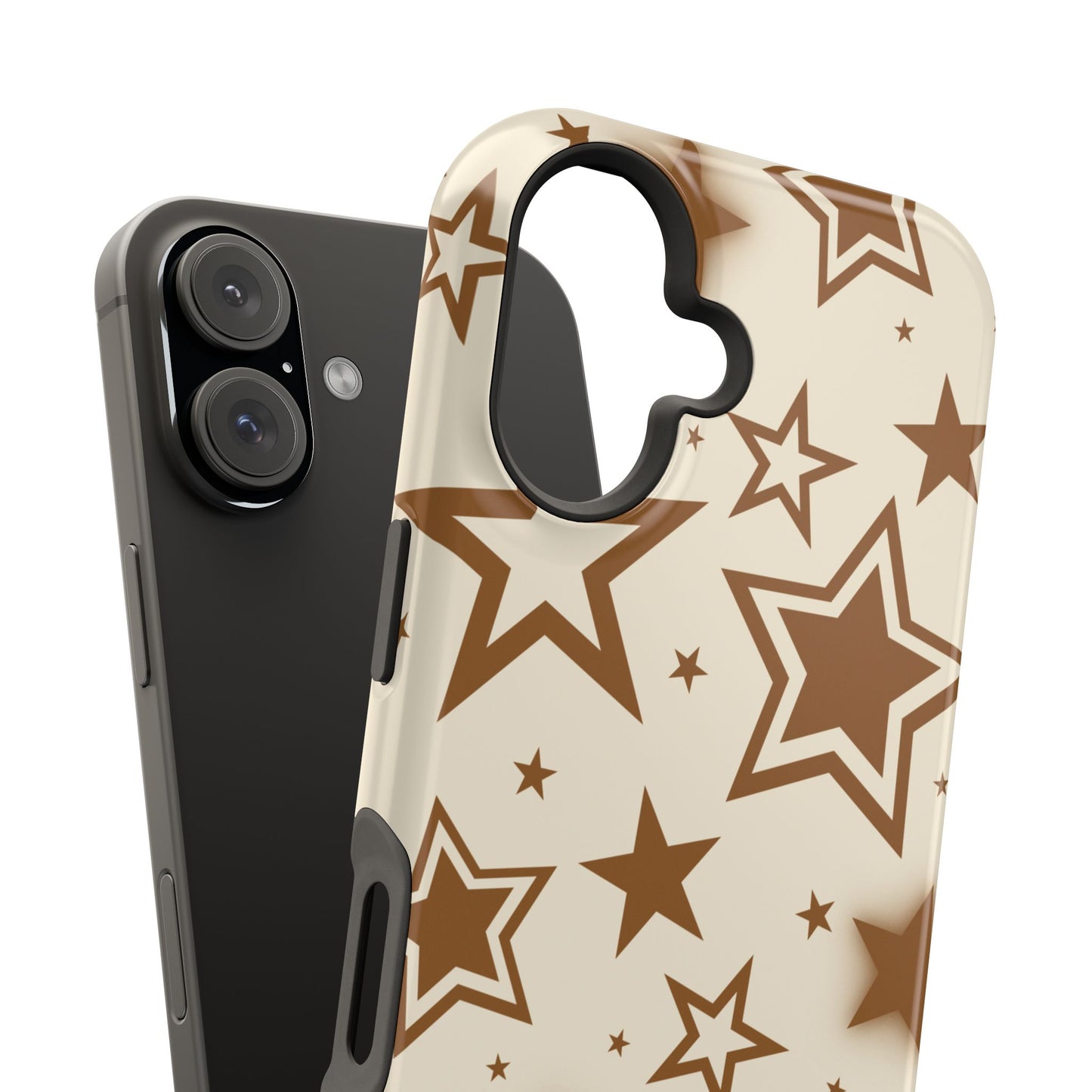 Brown Stardust iPhone Case