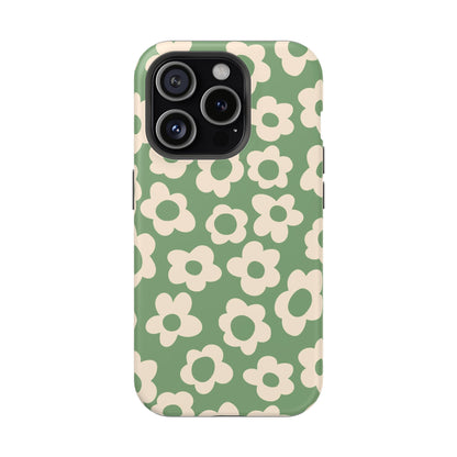 Green Las Flores iPhone Case