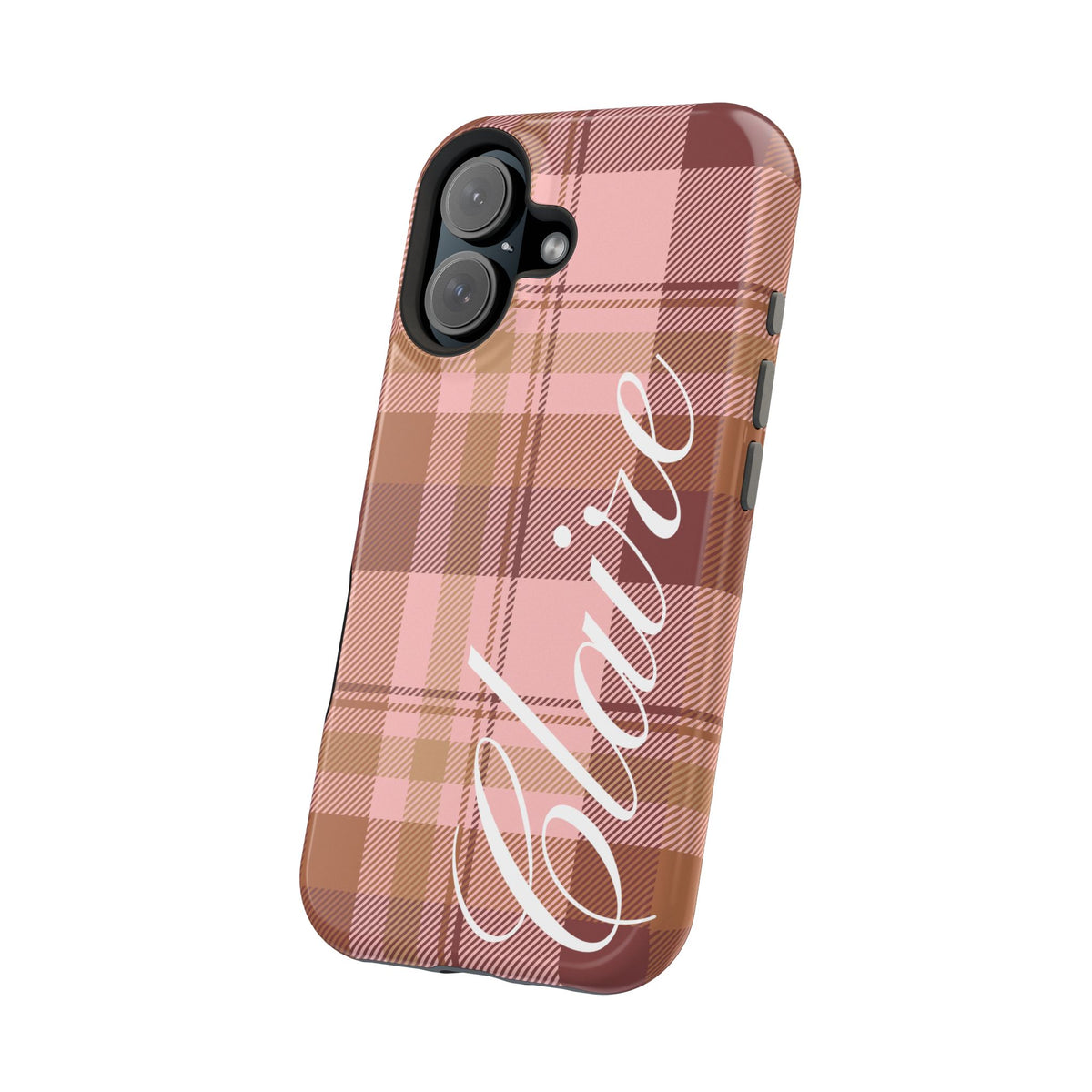 Custom Honey Plaid iPhone Case