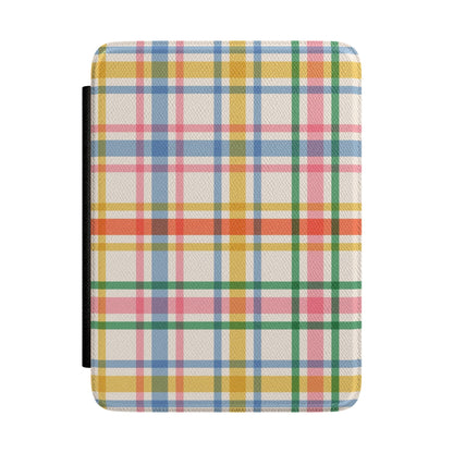 Retro Plaid Kindle Case