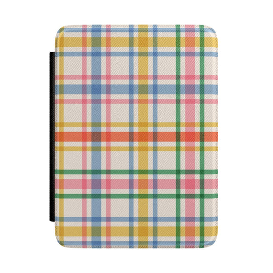 Retro Plaid Kindle Case
