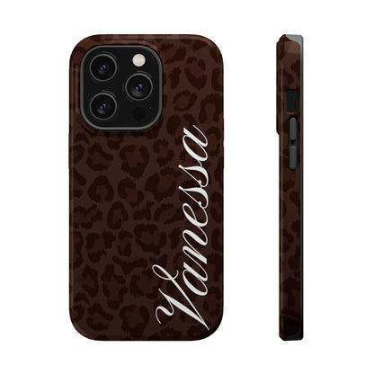 Custom Mocha Leopard iPhone Case
