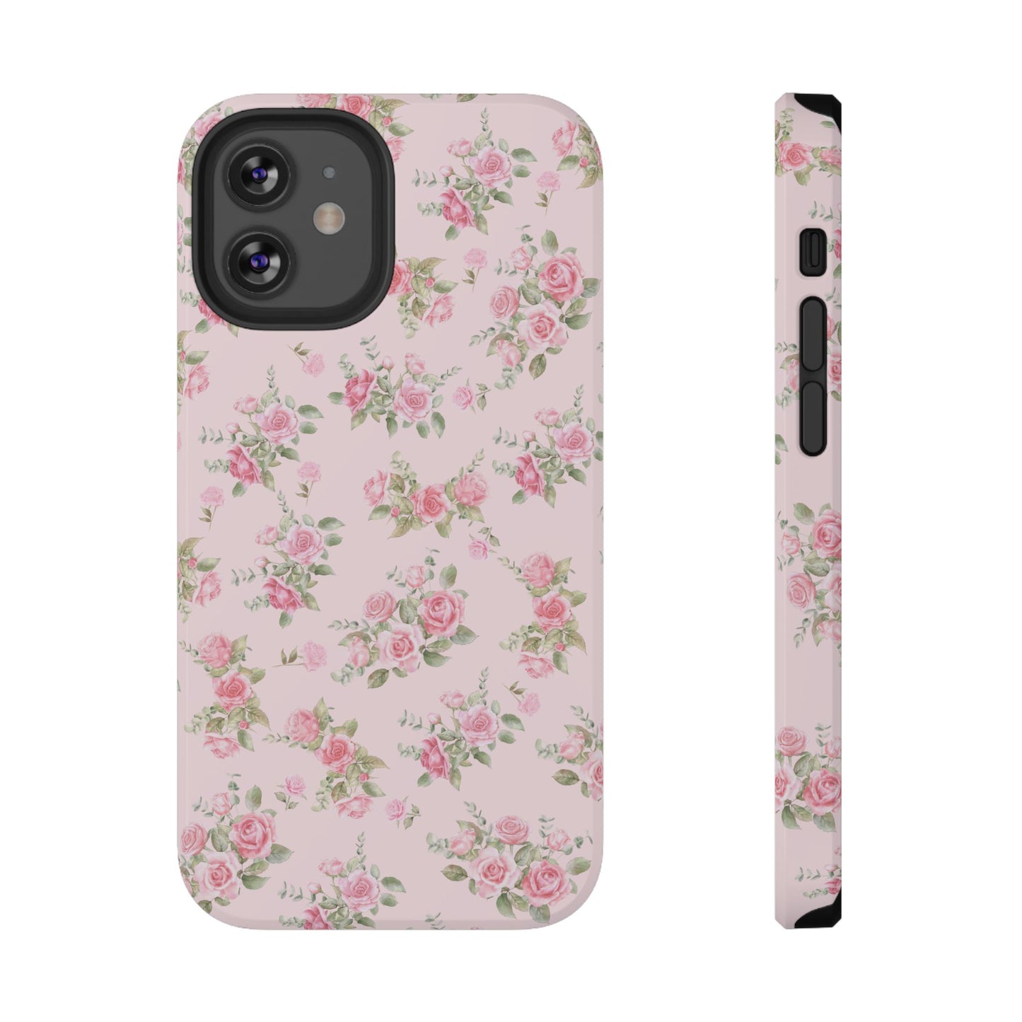 Pink Vintage Roses iPhone Case