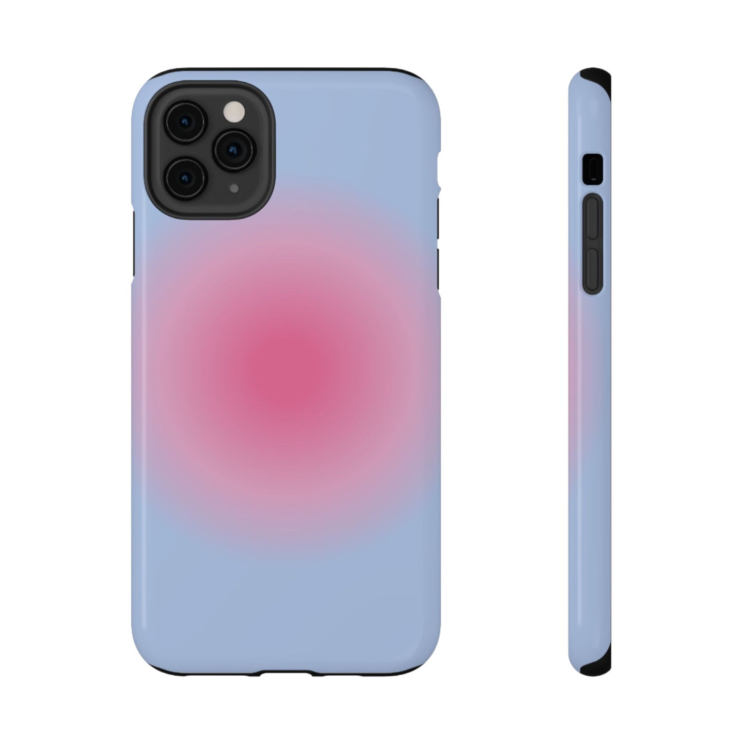 Pink & Blue Aura iPhone Case