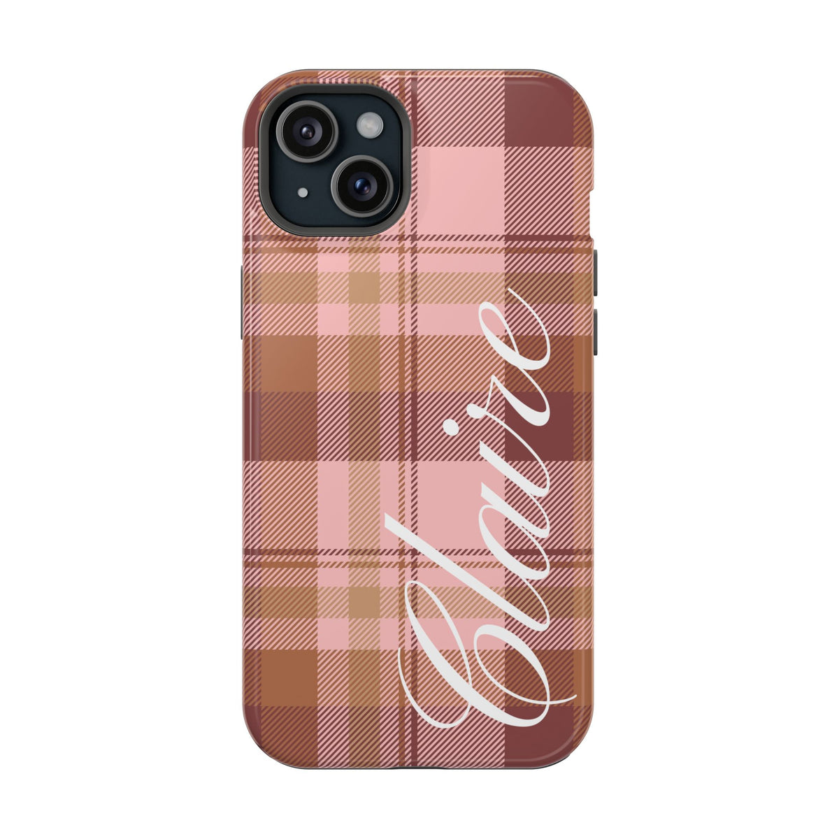 Custom Honey Plaid iPhone Case