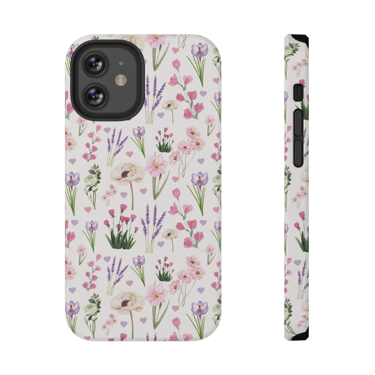 Vintage Purple Floral iPhone Case