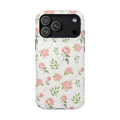 Pink Vintage Roses iPhone Case