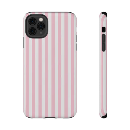 Pink Picnic Stripes iPhone Case