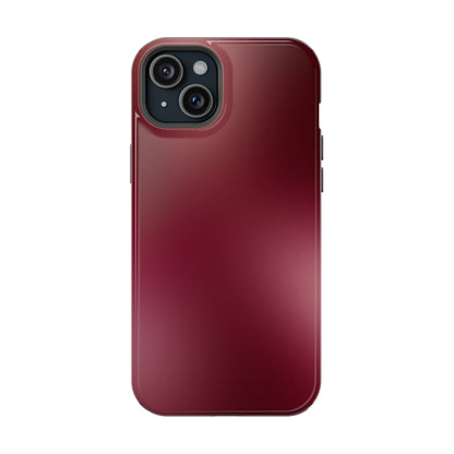 Burgundy Aura iPhone Case