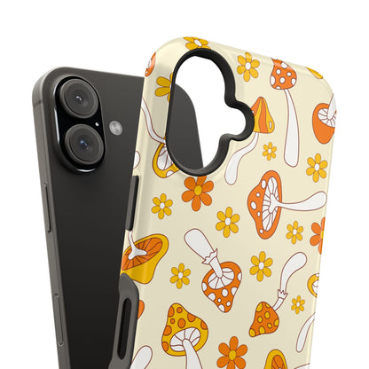 Retro Mushrooms iPhone Case