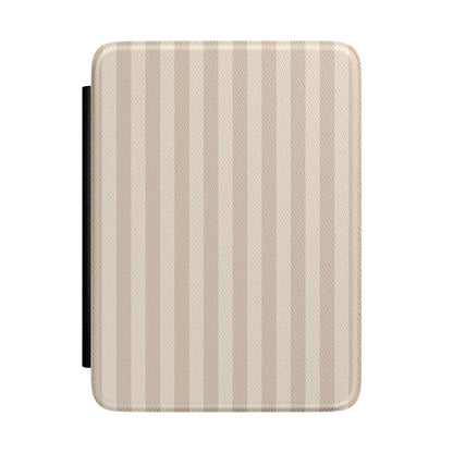 Beige Stripes Kindle Case