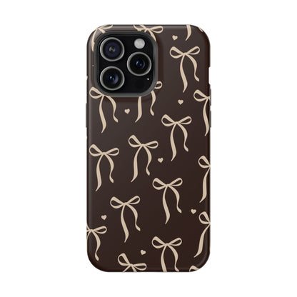 Chocolate Bows iPhone Case