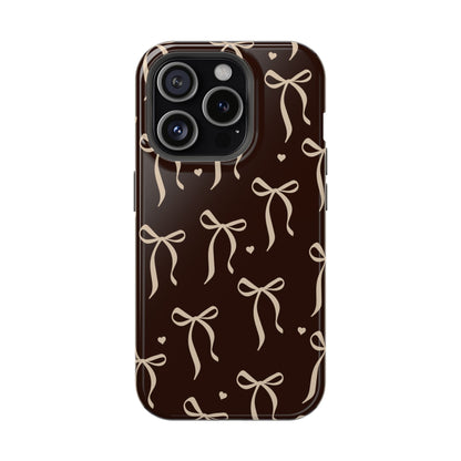 Chocolate Bows iPhone Case
