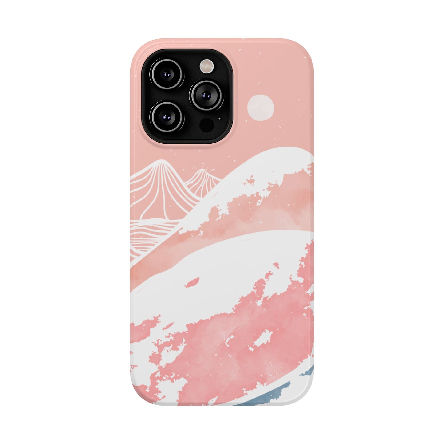 Pink Winter Night iPhone Case