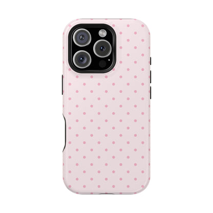 Pink Sprinkles Mini Dots iPhone Case