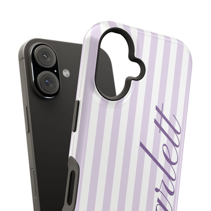 Personalized Lilac Beau iPhone Case