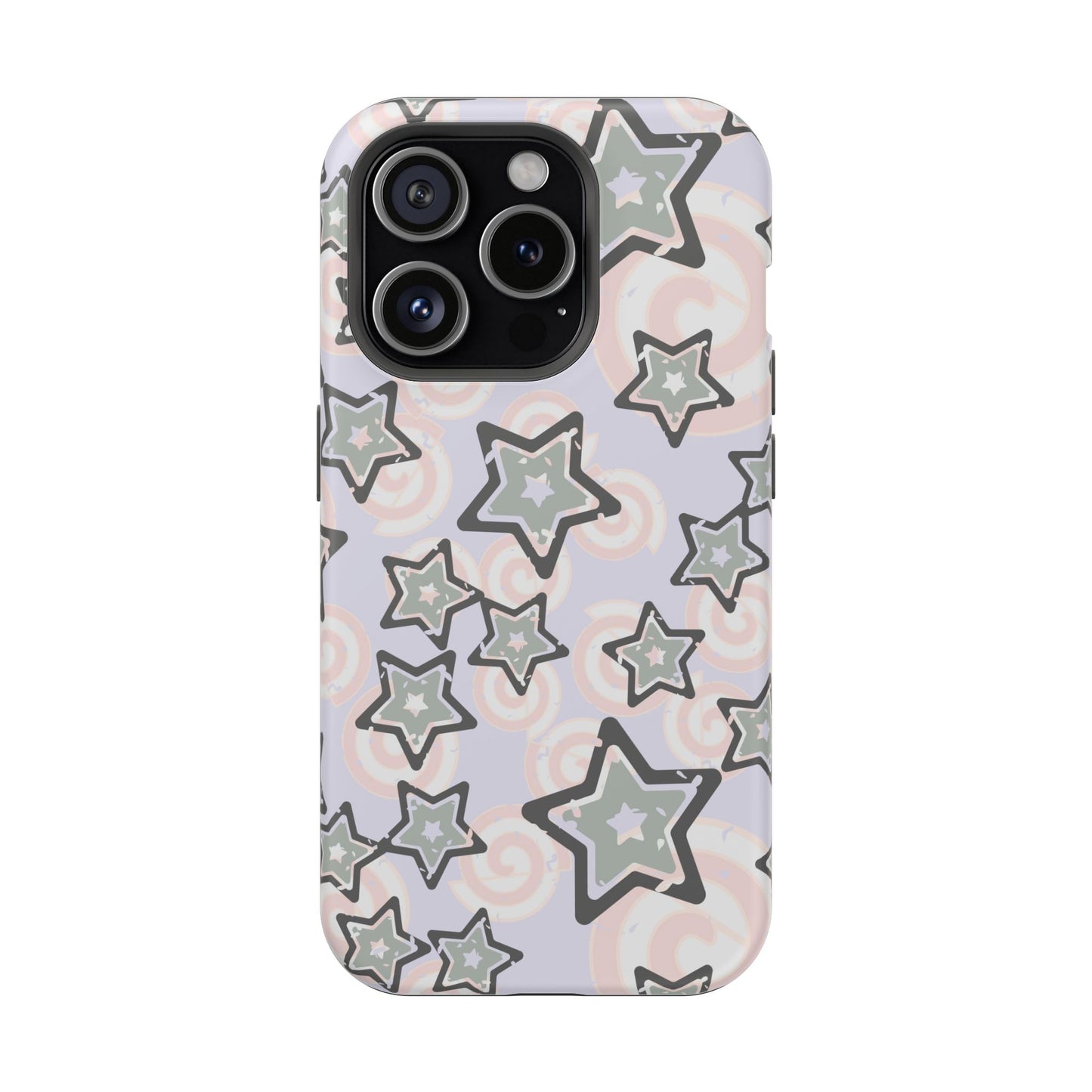 Y2K Gray Star iPhone Case