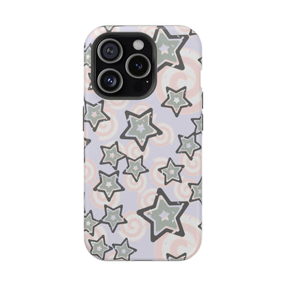 Y2K Gray Star iPhone Case