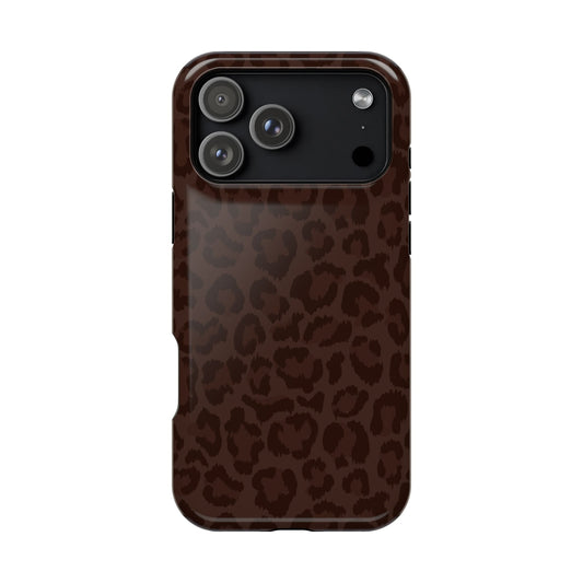 Mocha Leopard iPhone Case