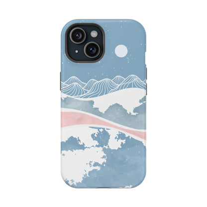 Blue Winter Night iPhone Case
