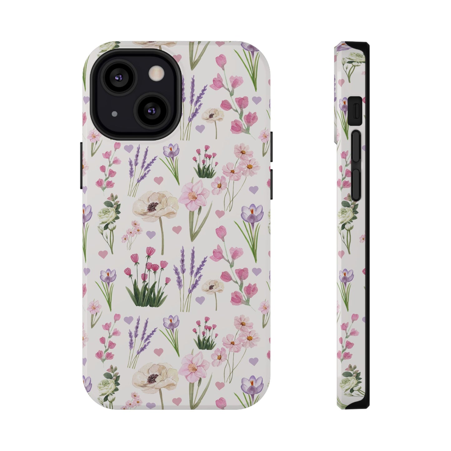 Vintage Purple Floral iPhone Case