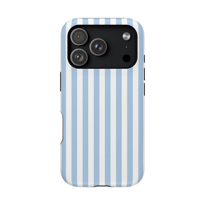 Blue Picnic Stripes iPhone Case