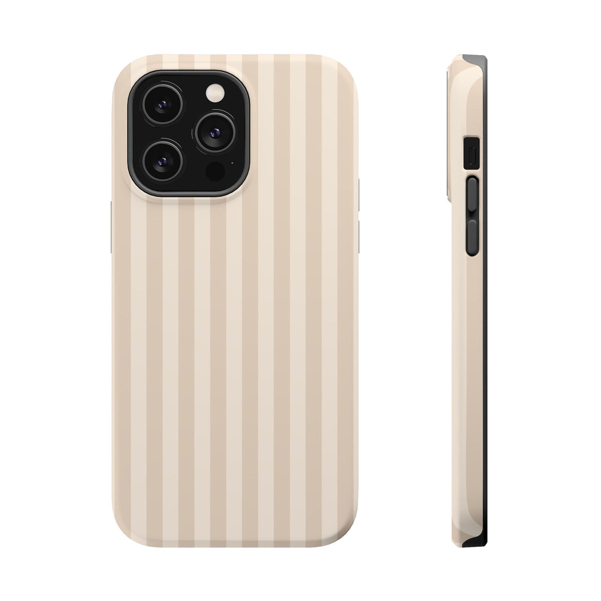 Beige Stripes iPhone Case