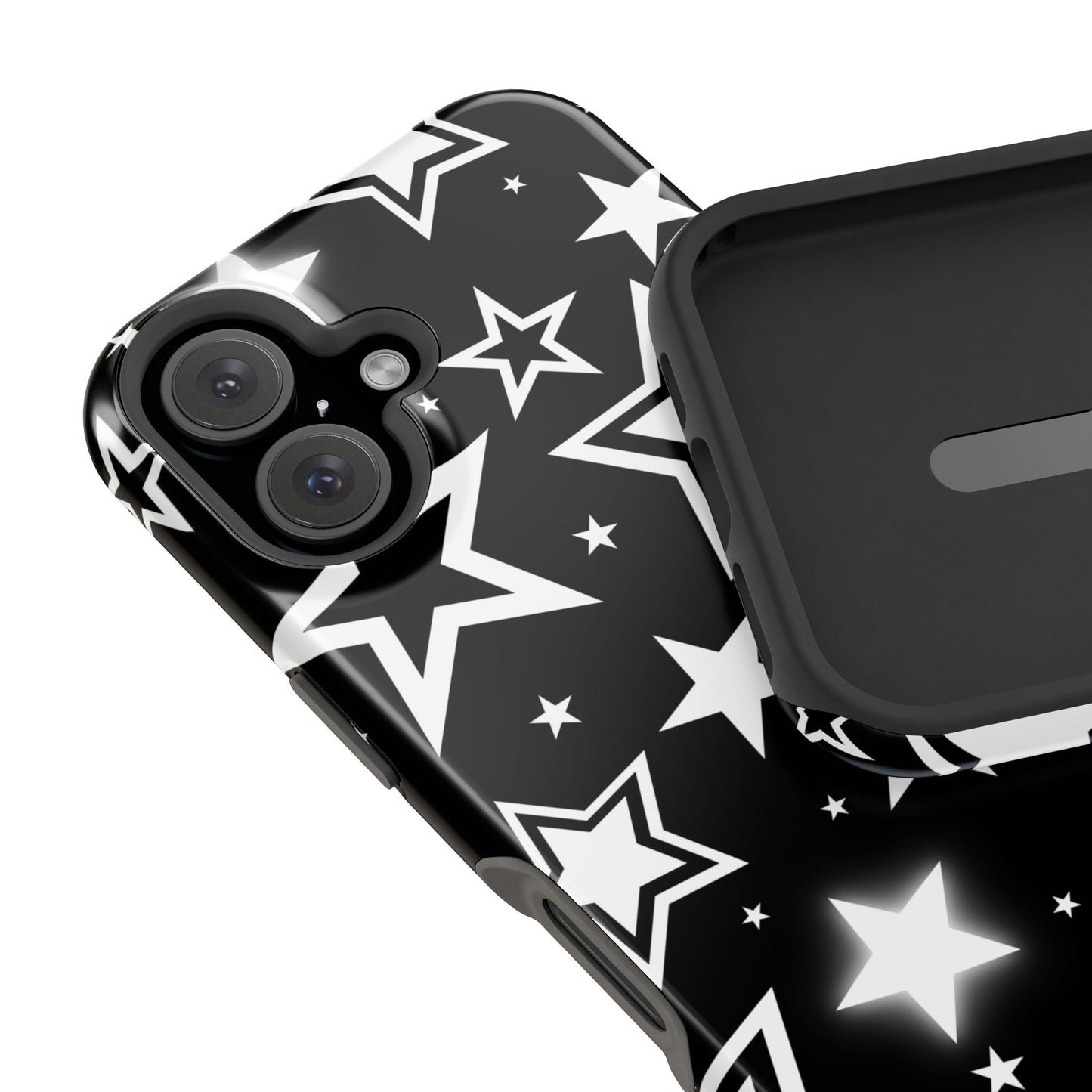 Black Stardust iPhone Case