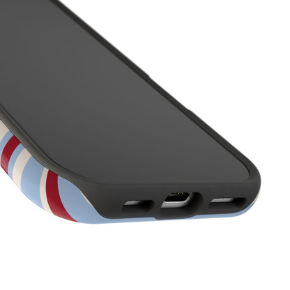Cherry Soda Stripes iPhone Case