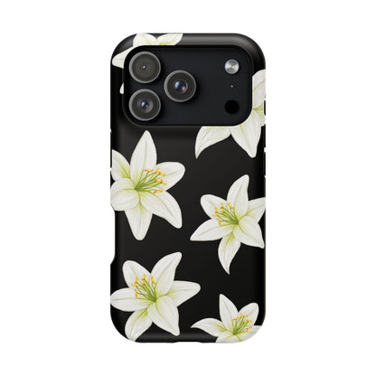 Black Tiger Lily iPhone Case
